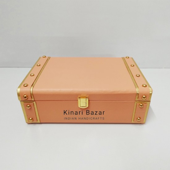 Leatherite Trunk Box for Event Gifting 