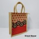 Jute Bags Flower Design