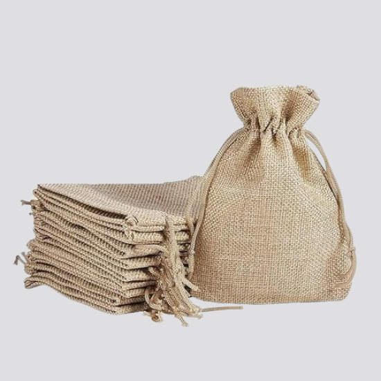 Jute Pouch Size 5x4 Inch