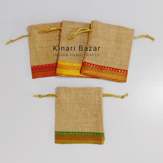 Gifting Jute Pouches For Wedding