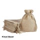 Jute Pouch Size 9x7 Inch