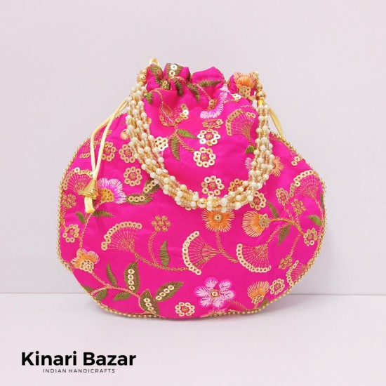 Embroidered Women Potli Bags