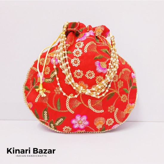 Embroidered Women Potli Bags