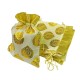 Paan Print Silk Drawstring Gift Potli Bags