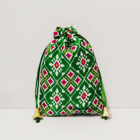 Patola Print Potli Bags for Gift