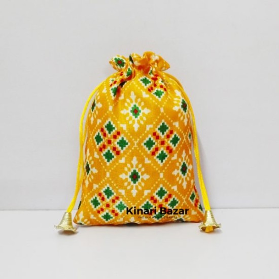 Patola Print Potli Bags for Gift