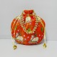 Pichwai Print Cow Matka Potli Bags