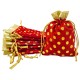 Polka Dot Drawstring Potli Bag