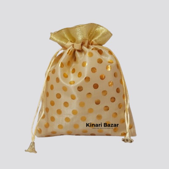 Polka Dot Favors Packaging Potli Bags