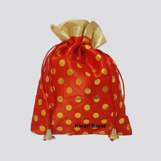 Polka Dot Favors Packaging Potli Bags