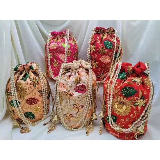 Traditional Indian Potli Bags