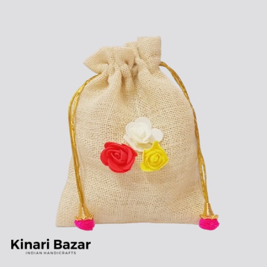 Decorative Jute Potli Bags